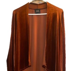 Velvet Sweater Holiday Copper Festive Anthropologie W5 Brand Size Small